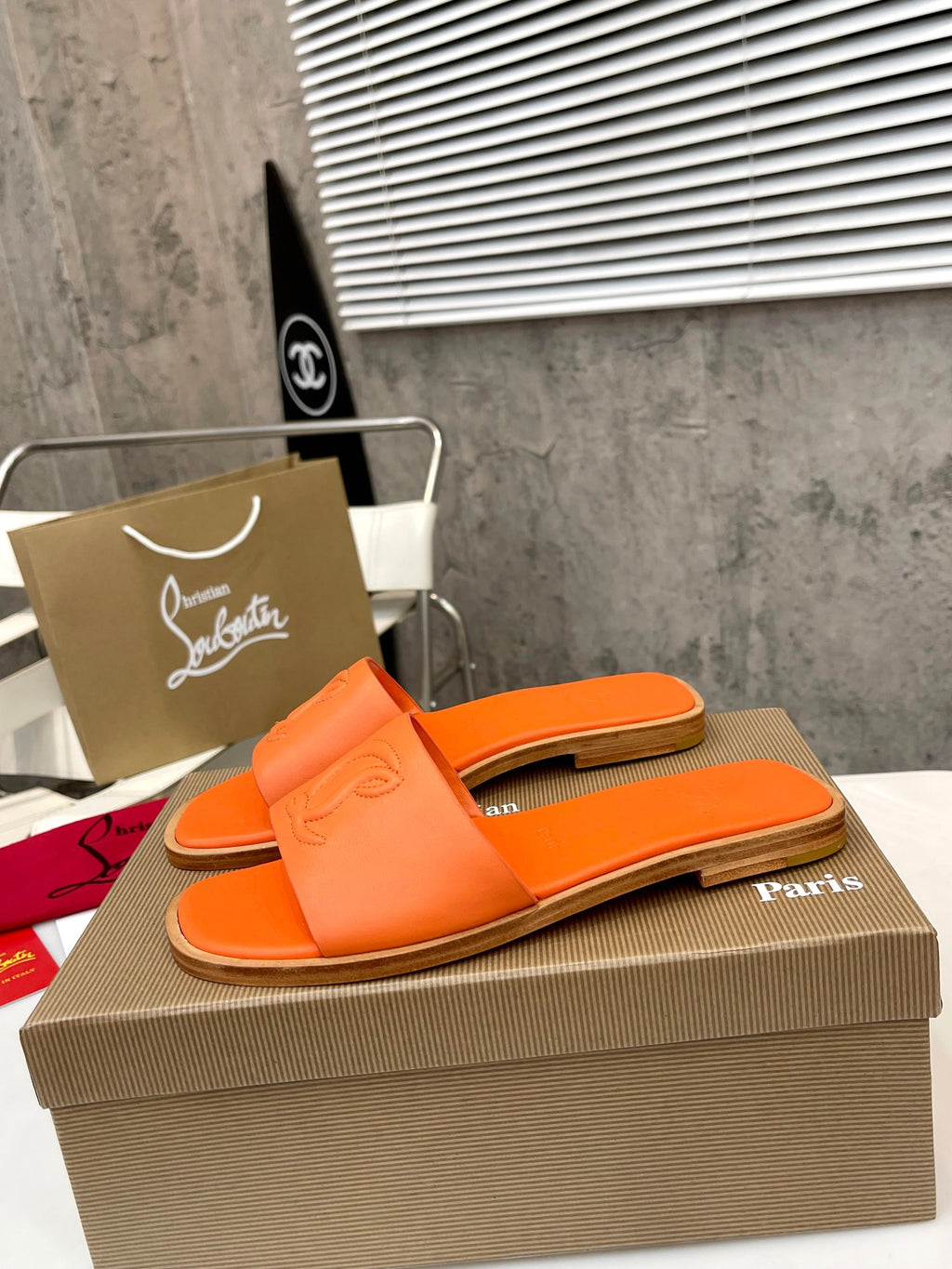 JXA29Z Popular leather Slippers
