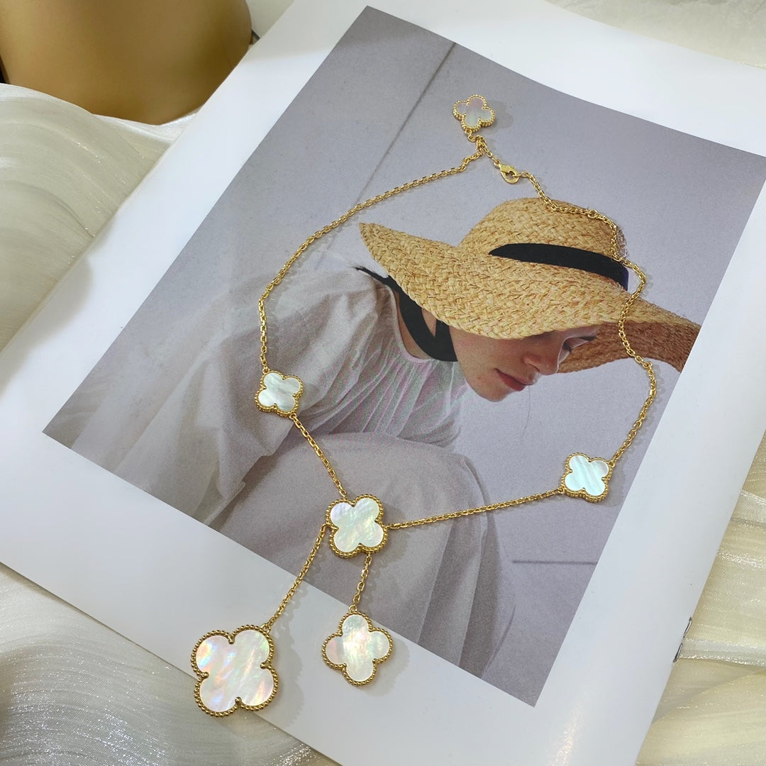 5XVA182K Popular 6 flowers necklaces