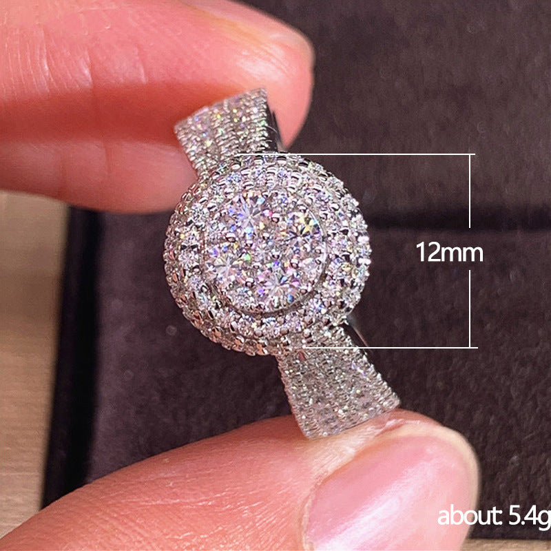P5QA38J  Popular Moissanite Jewelry Wedding Diamond Ring
