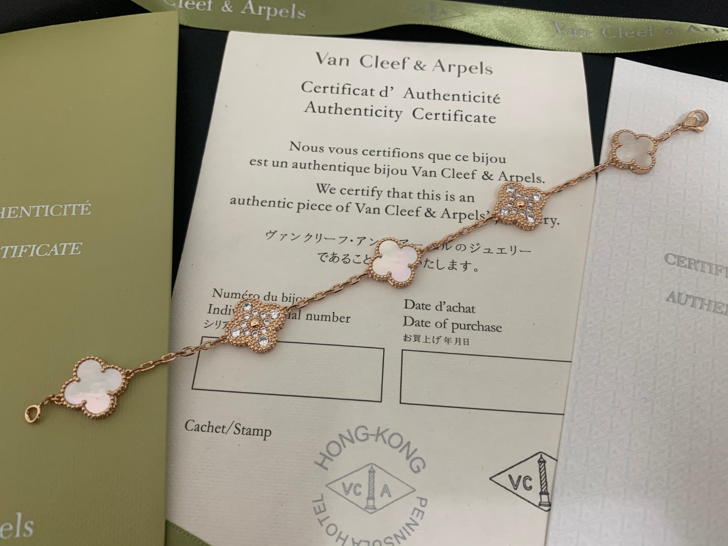 5XVA179K  Popular bracelets 5 flowers normal size1.5cm flower