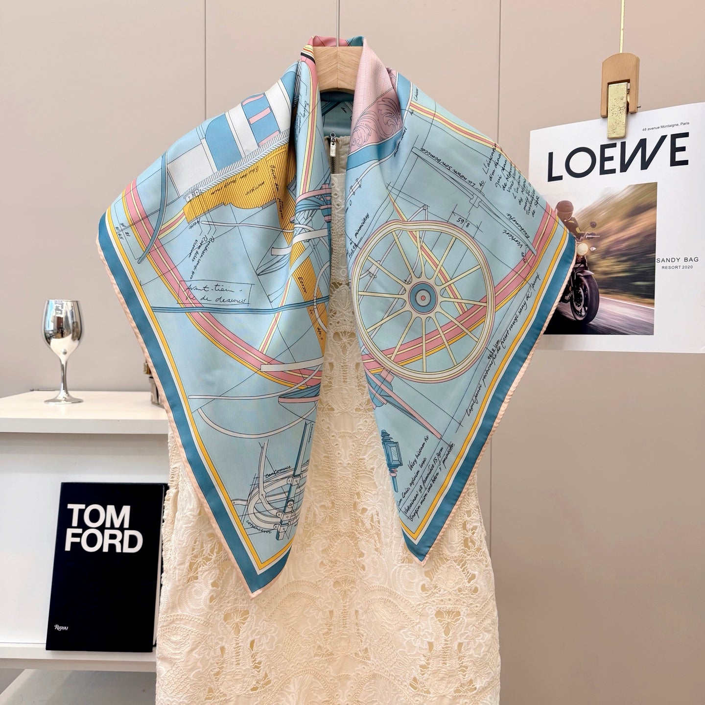 136NH5W Popular Silk Scarve