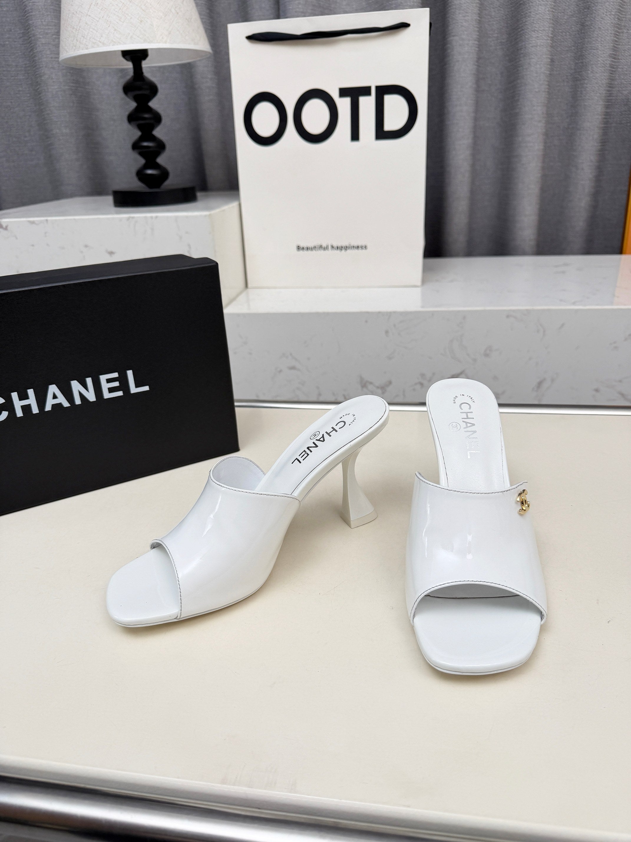 Z2X66C45 Popular leather High heels 9cm