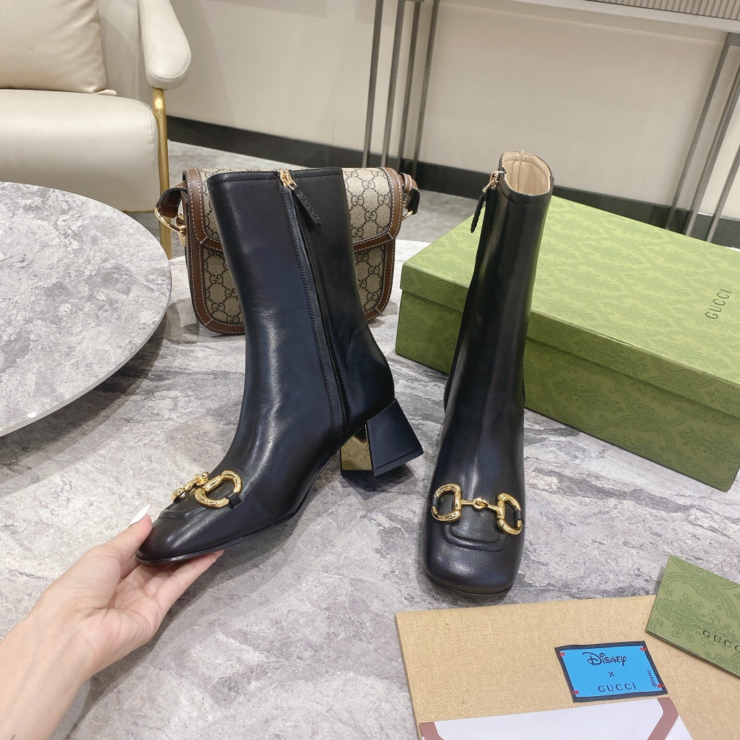 295QB157Z  Popular high-quality leather Boots