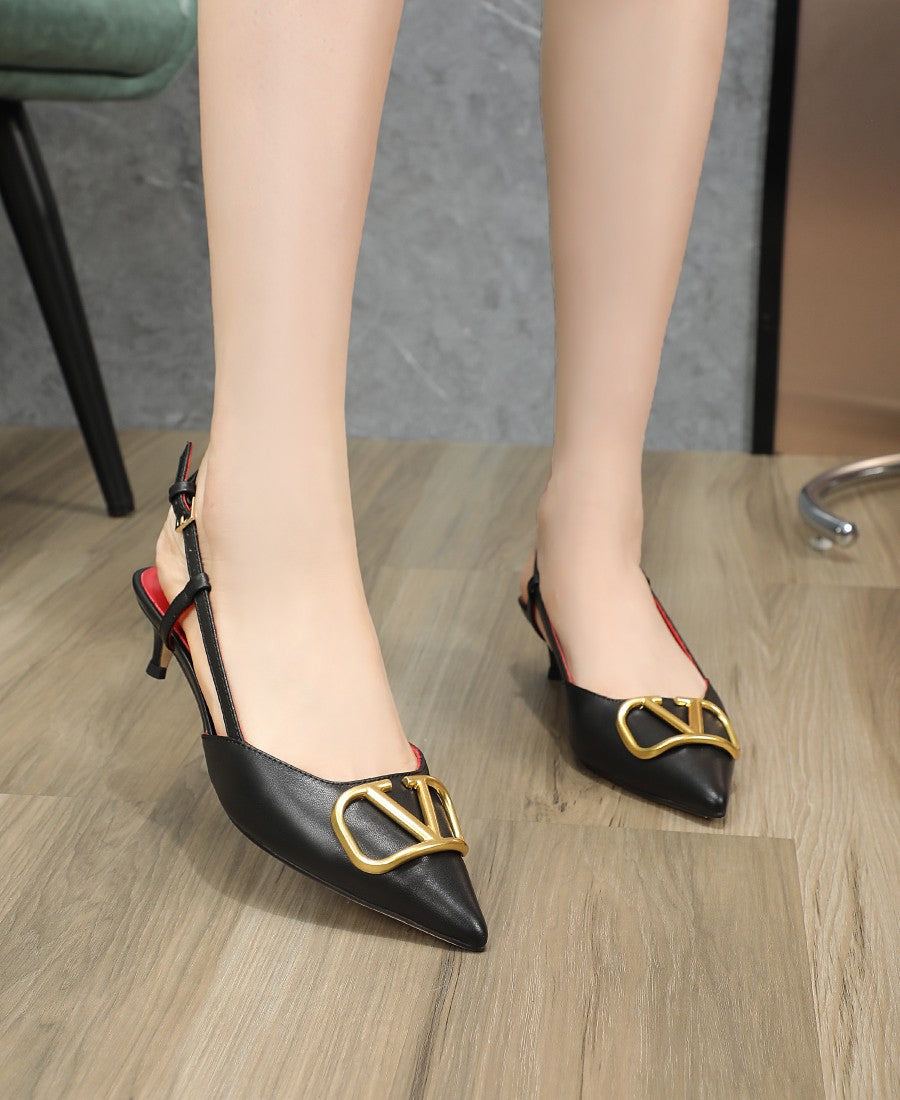 245RVL19Z Popular leather  High heels