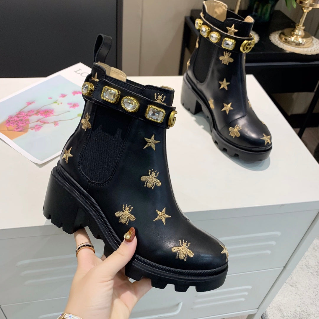 2XB199Z Popular leather boot (top layer leather lining)