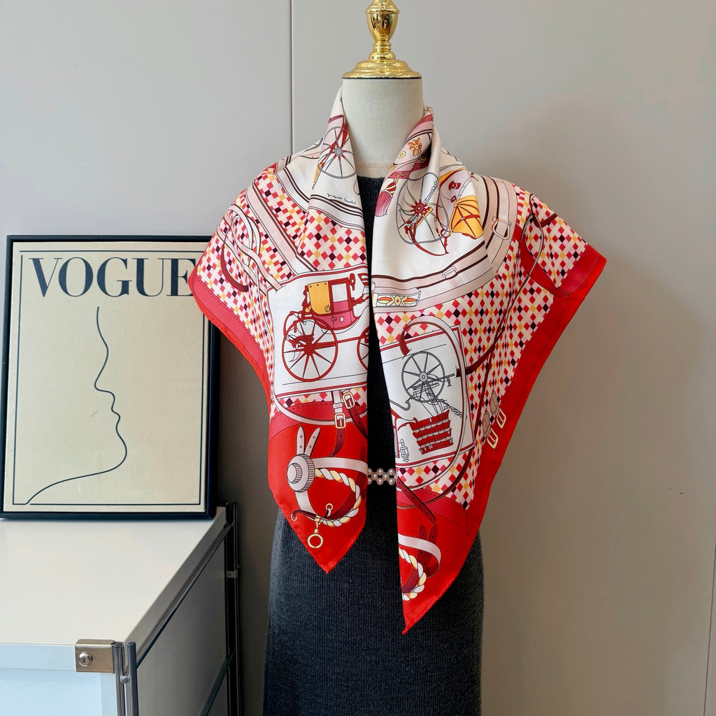 136NH8W Popular Silk Scarve