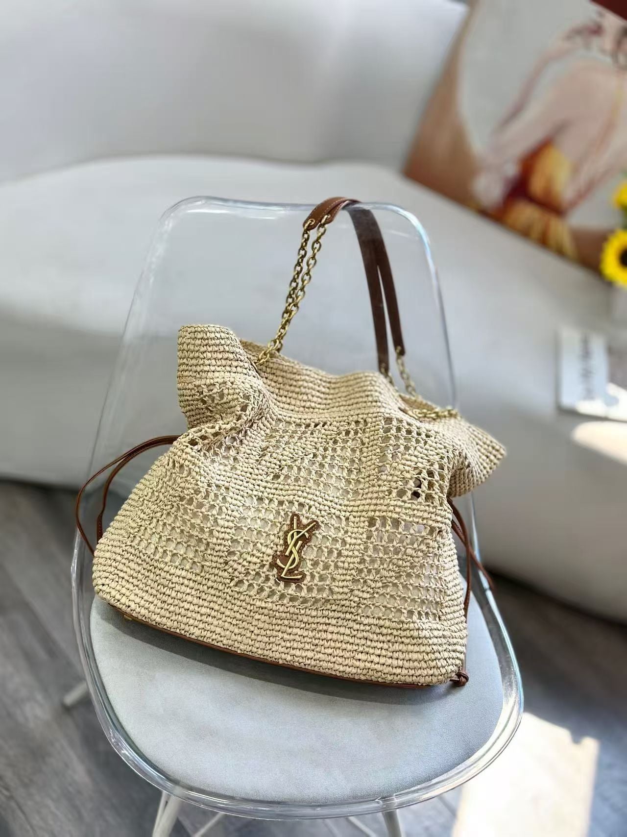 136PSL49B Popular woven bag