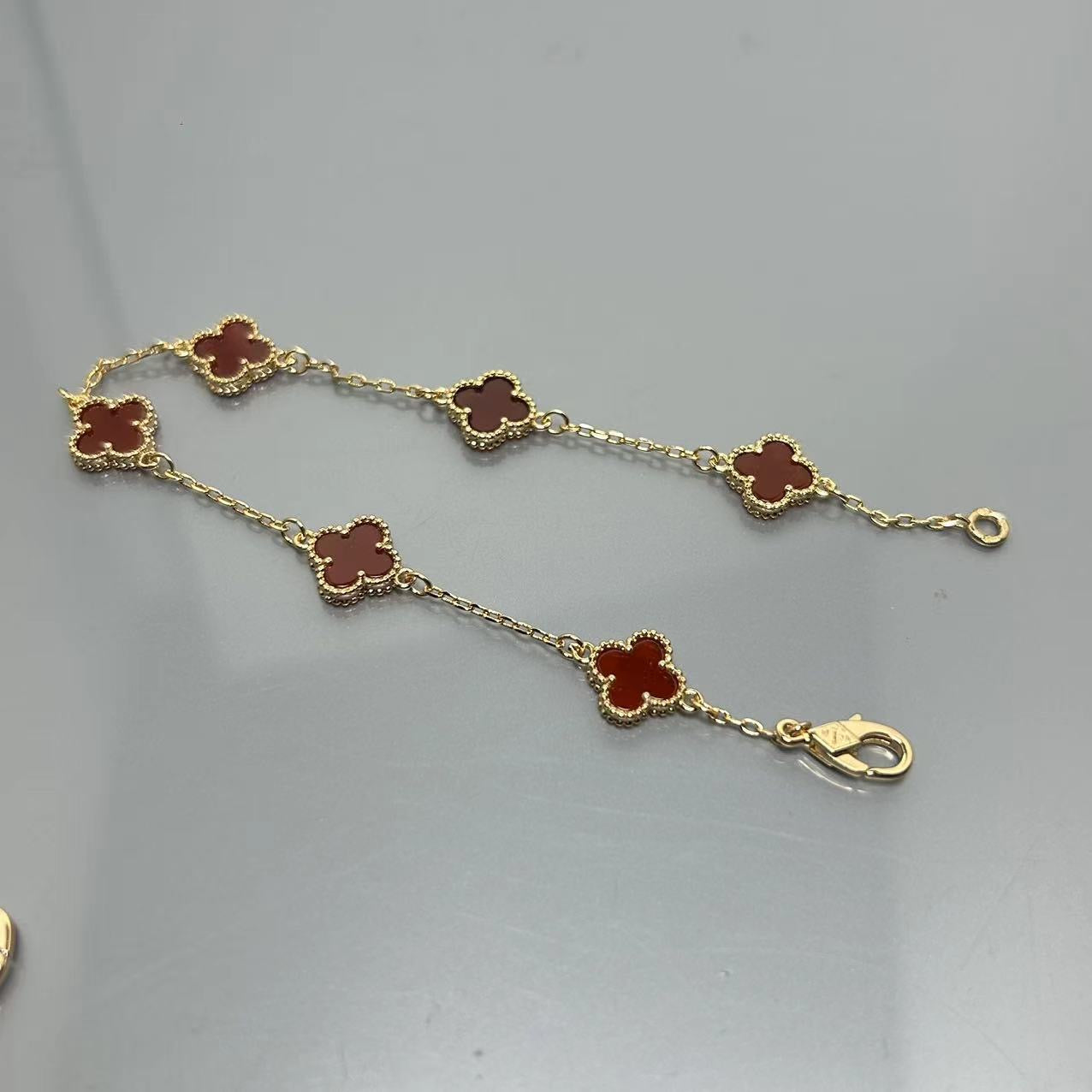5XVA183K  Popular bracelets 6 flowers mini size 0.9cm flower