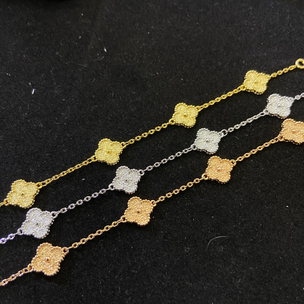 5XVA183K  Popular bracelets 6 flowers mini size 0.9cm flower