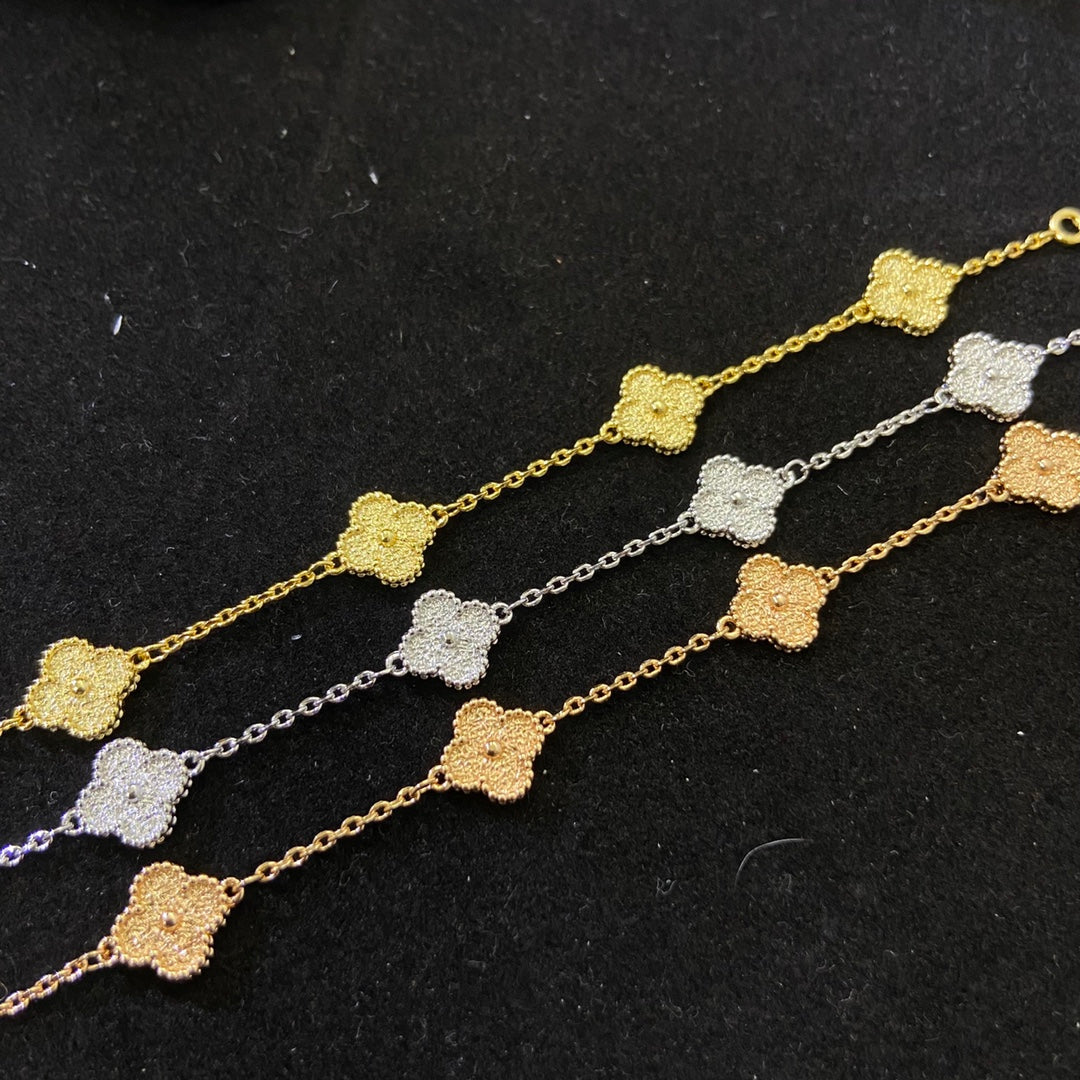5XVA183K  Popular bracelets 6 flowers mini size 0.9cm flower