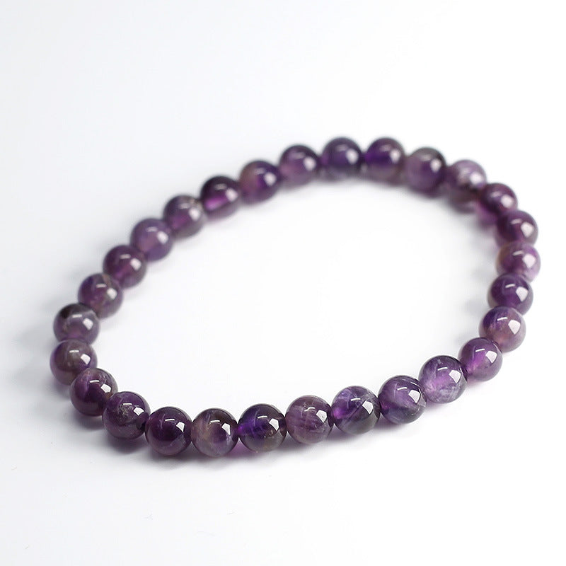 Natural crystal bracelet, women's dreamy amethyst bracelet DIY, ashore purple natural gemstone best friend bracelet