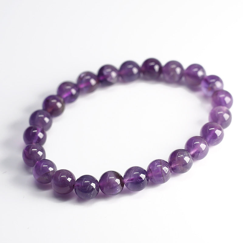 Natural crystal bracelet, women's dreamy amethyst bracelet DIY, ashore purple natural gemstone best friend bracelet