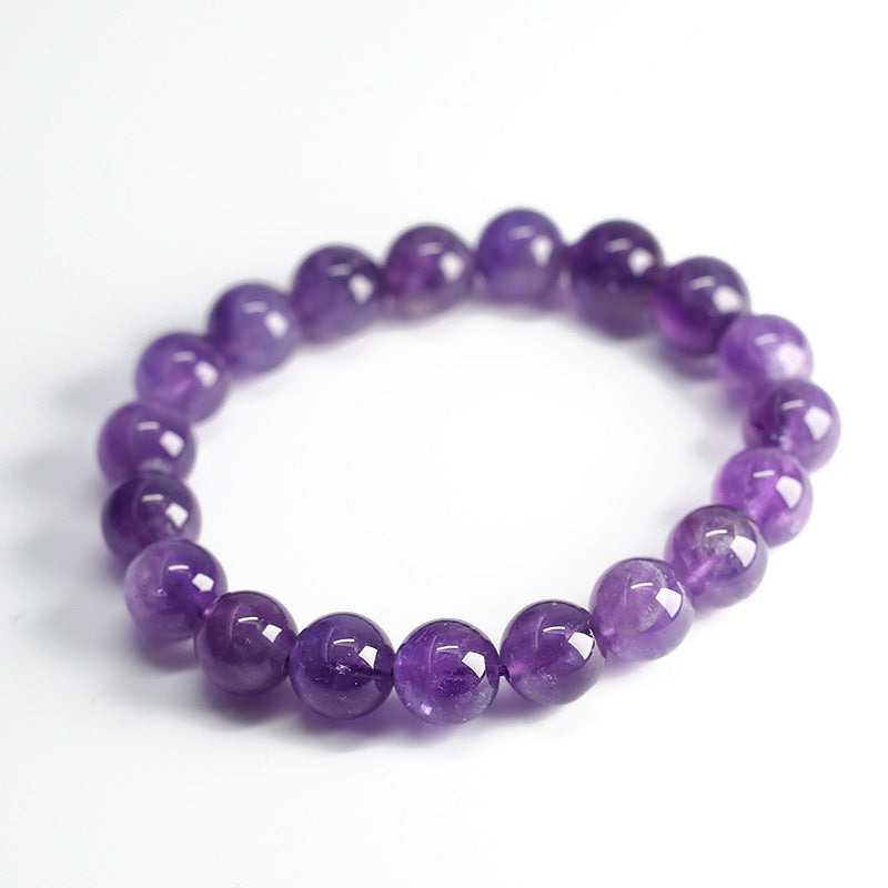 Natural crystal bracelet, women's dreamy amethyst bracelet DIY, ashore purple natural gemstone best friend bracelet