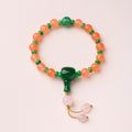 18 Seeds Handheld 18 Seeds Pink Crystal Bracelet