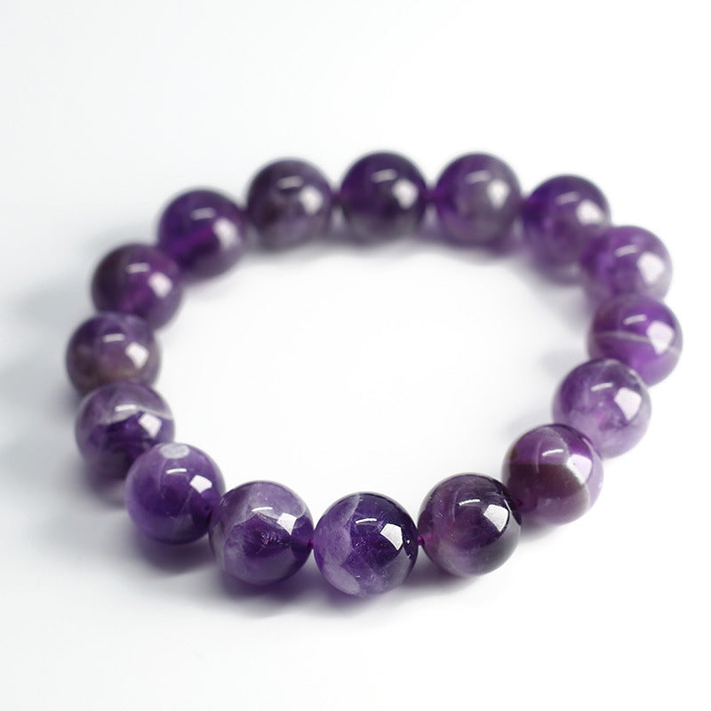 Natural crystal bracelet, women's dreamy amethyst bracelet DIY, ashore purple natural gemstone best friend bracelet