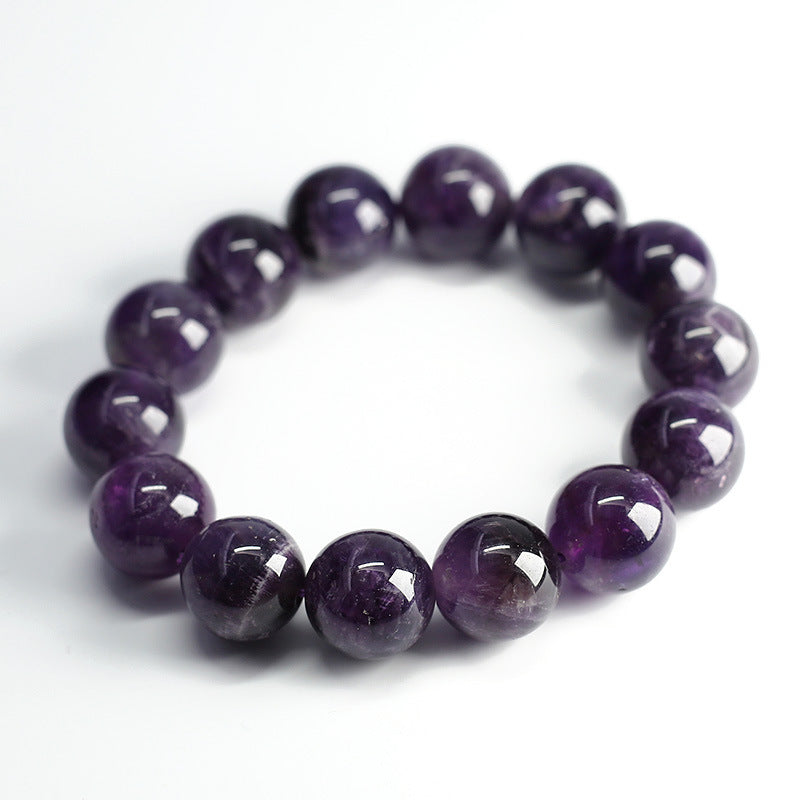 Natural crystal bracelet, women's dreamy amethyst bracelet DIY, ashore purple natural gemstone best friend bracelet