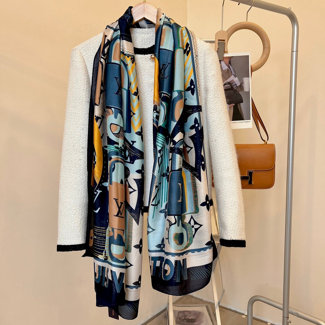 155NE58W Popular Silk Scarve