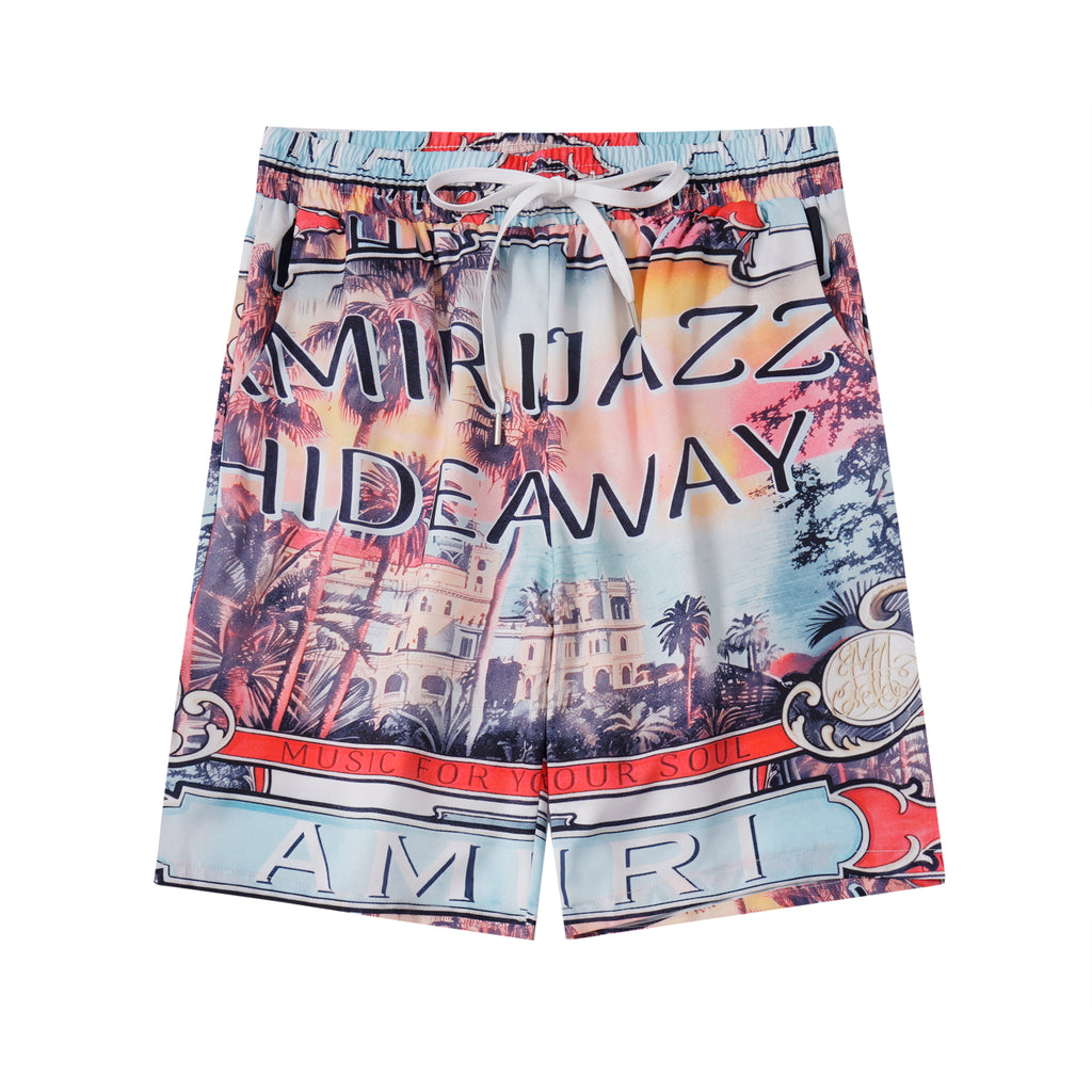 135RA137U Popular shirt and shorts set