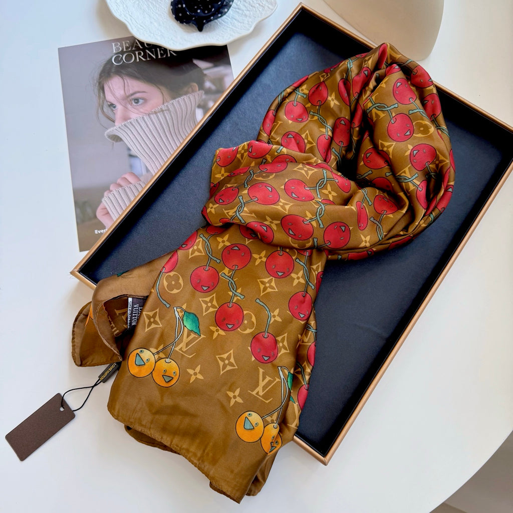 135ZE199W  Popular Silk Scarve