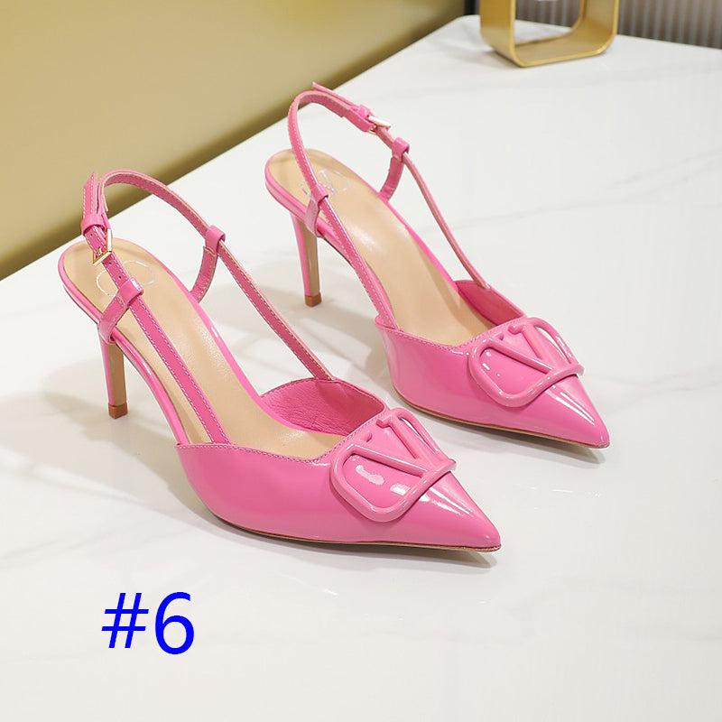 245RVL21Z Popular leather  High heels