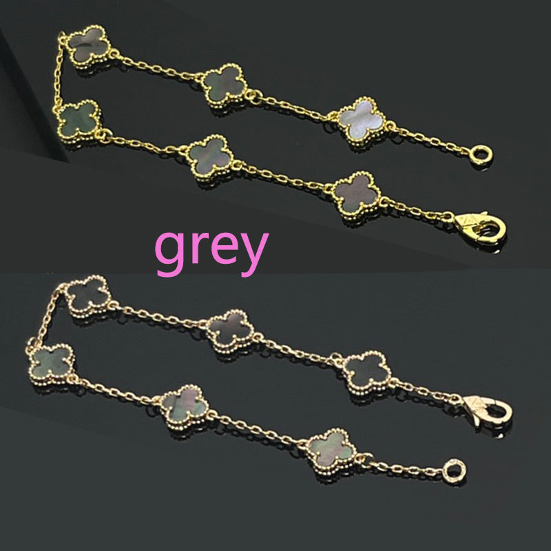 5XVA183K  Popular bracelets 6 flowers mini size 0.9cm flower
