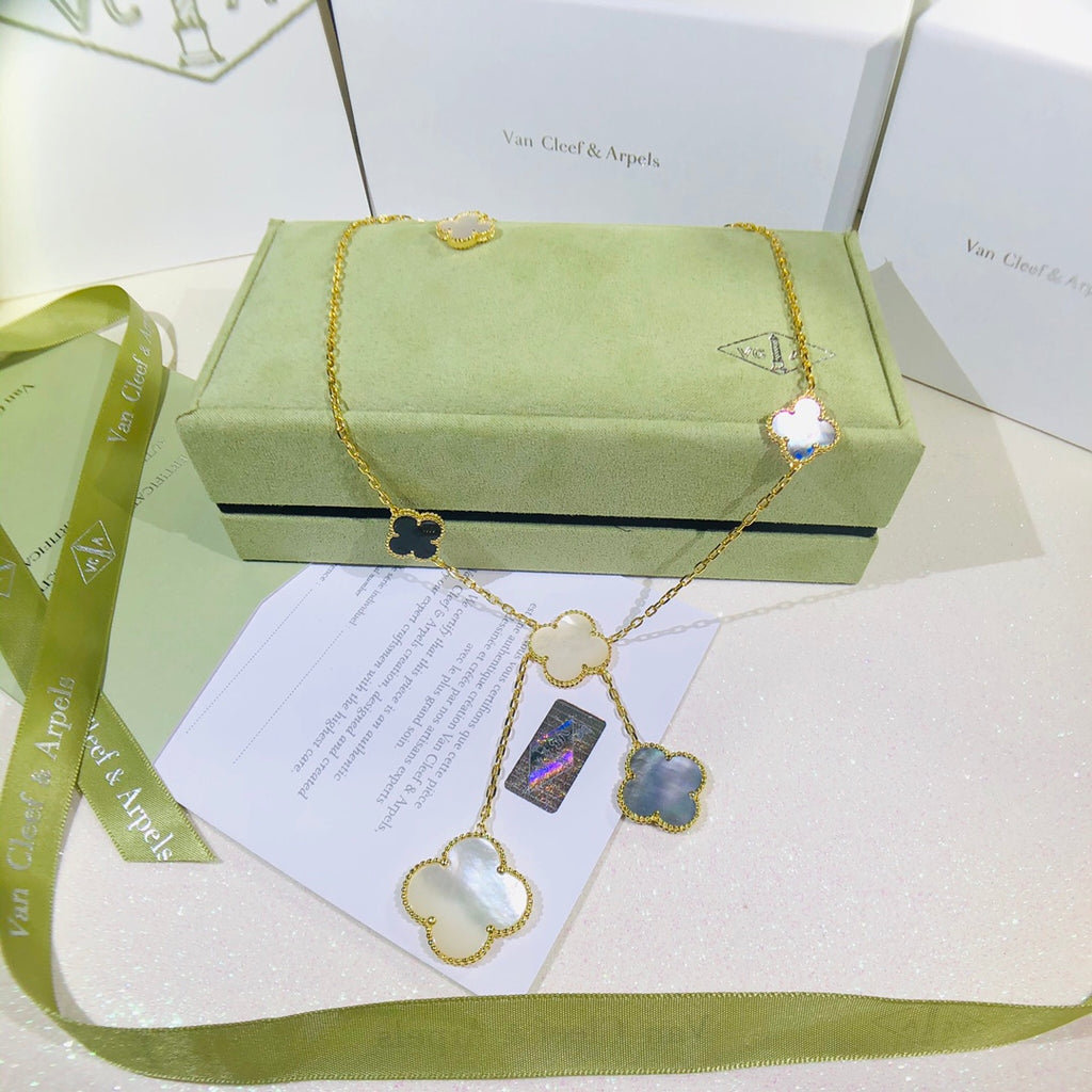 5XVA182K Popular 6 flowers necklaces