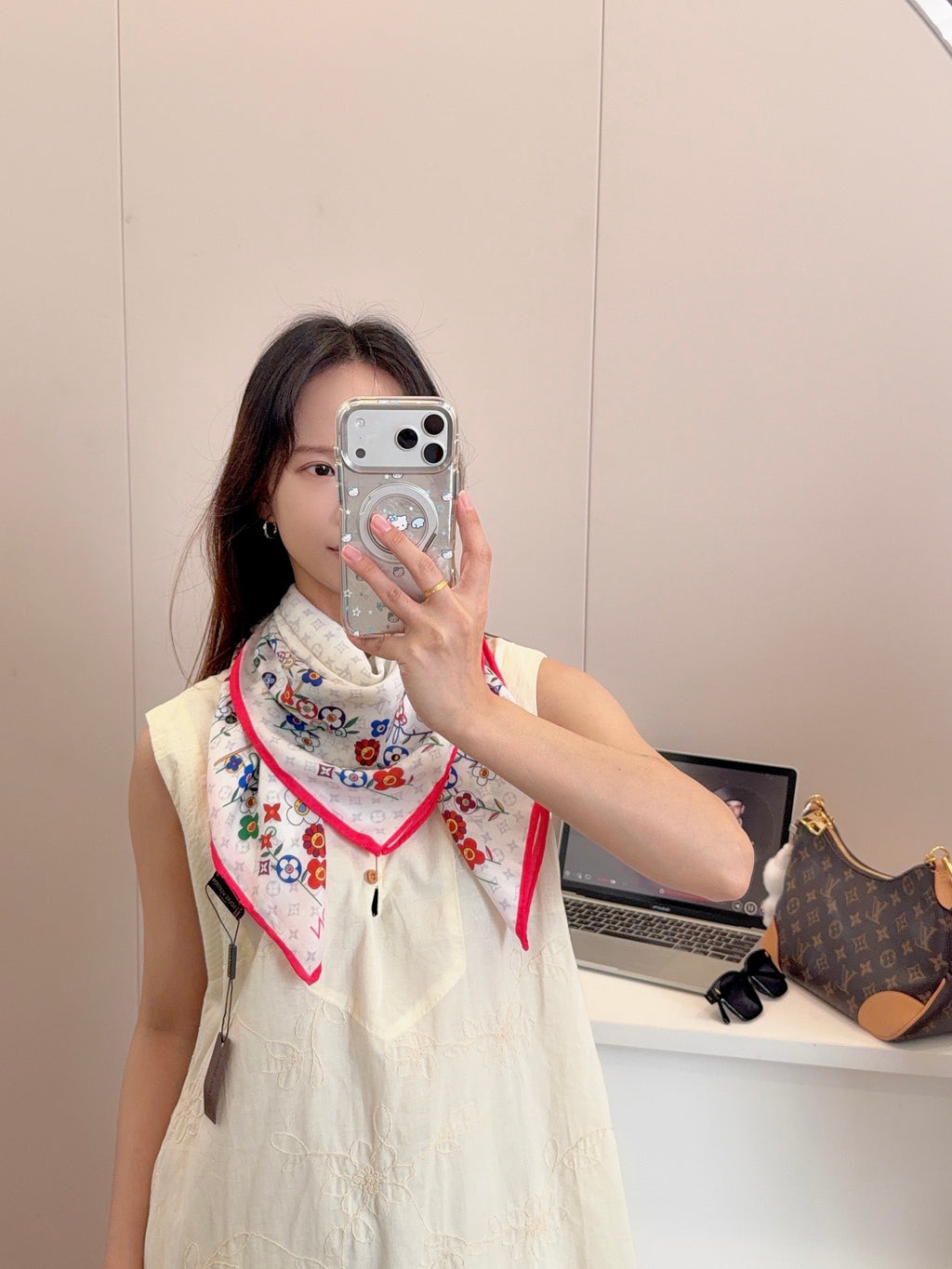 136NE29W Popular Silk Scarve