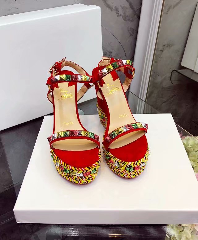 J4A56Z Popular leather High heels 12cm heel