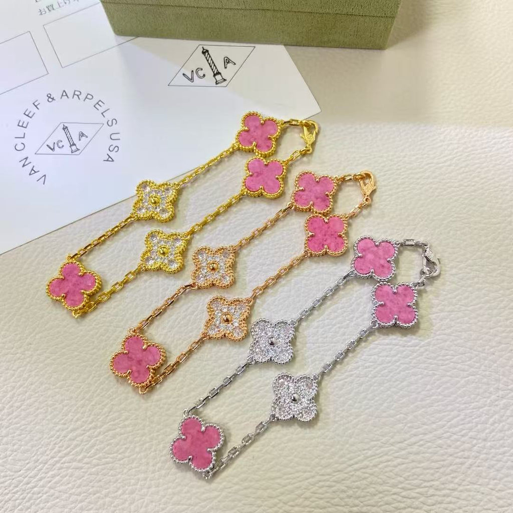 5XVA179K  Popular bracelets 5 flowers normal size1.5cm flower