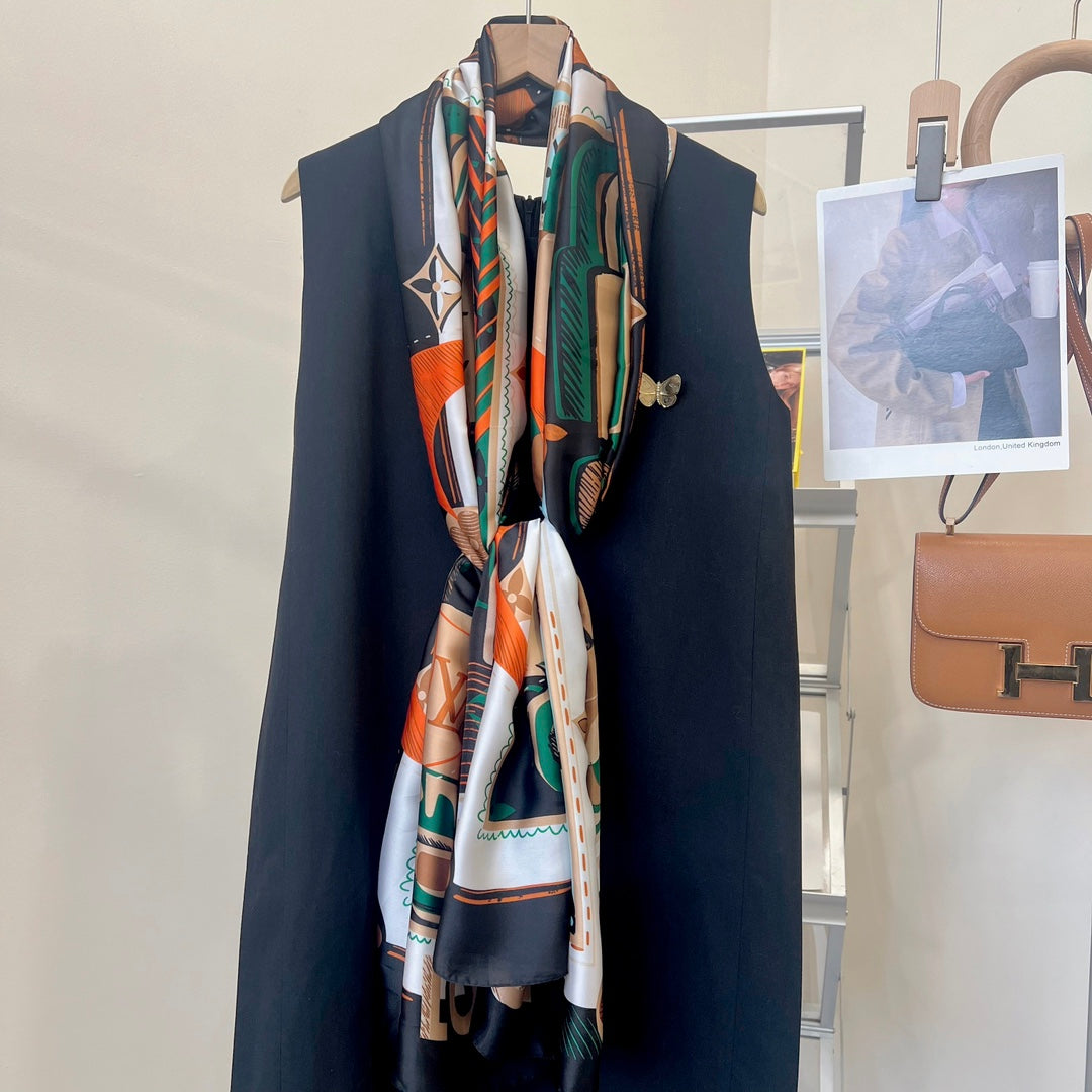 155NE56W Popular Silk Scarve