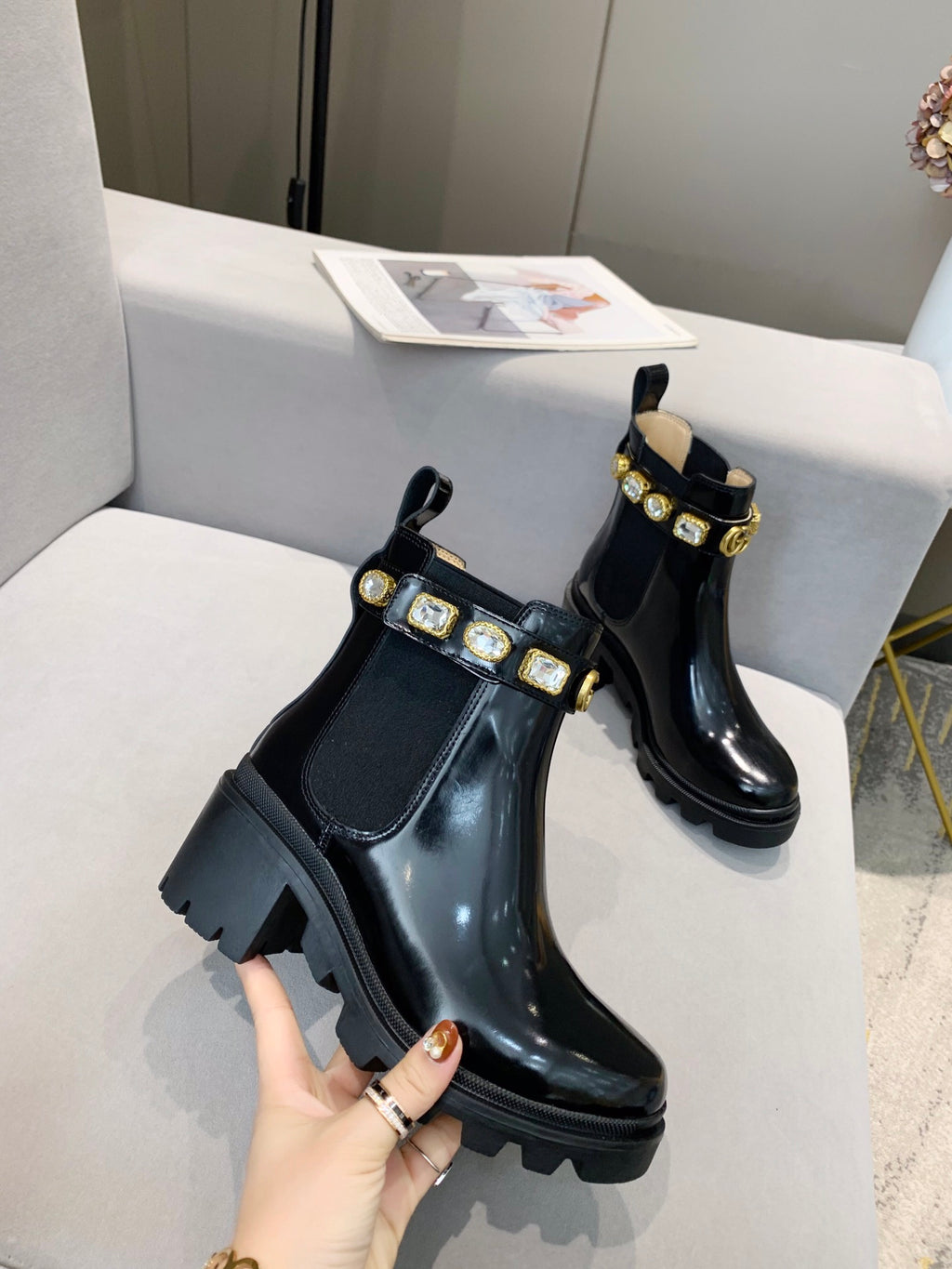 2XB194Z Popular leather boot (top layer leather lining)