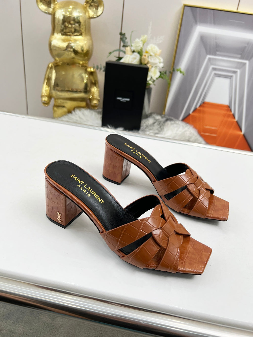 285ZSL35Z  Popular leather High heels(Heel height 6.5CM)