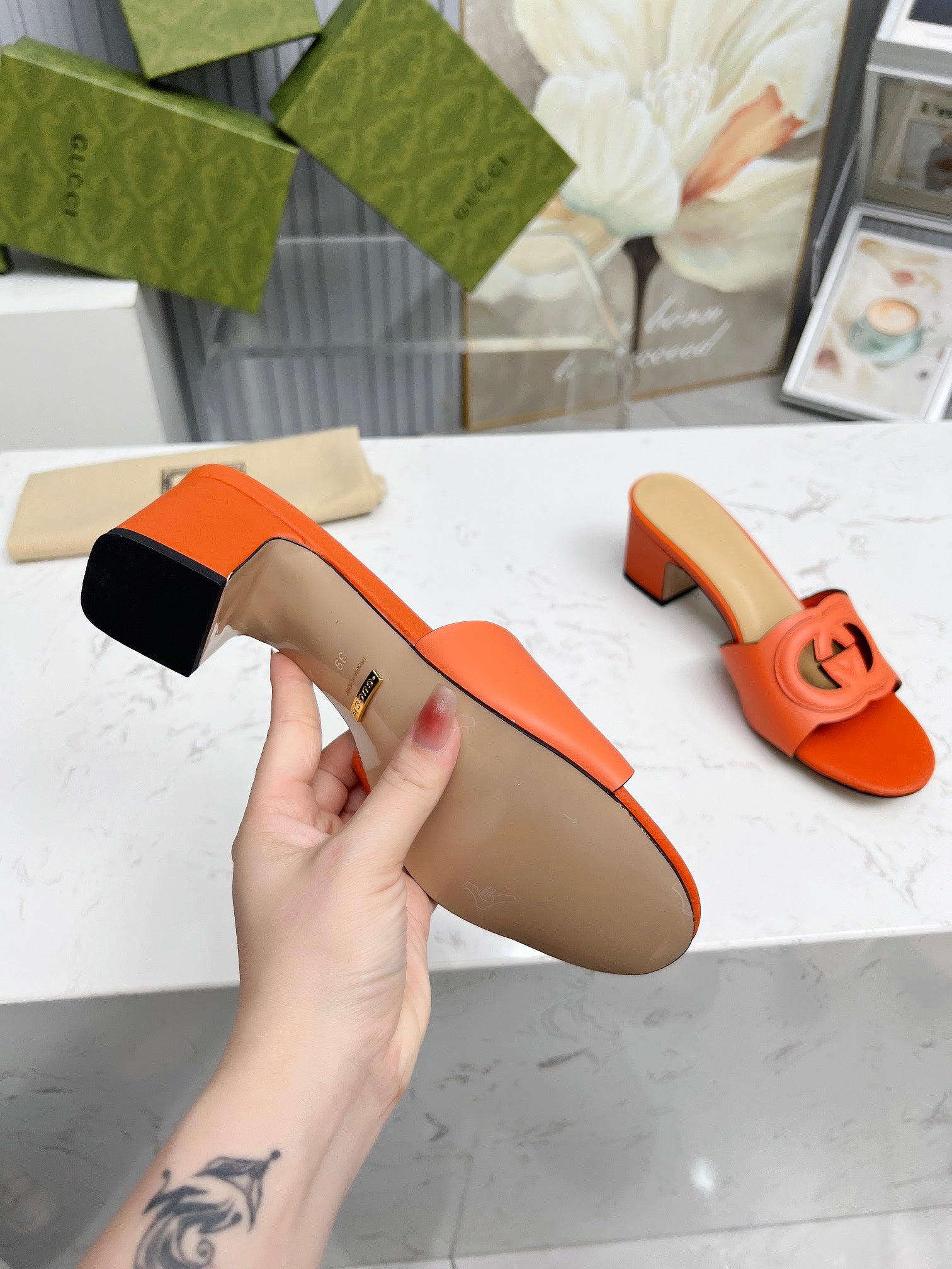 256XB33Z Popular high-quality leather Shoes 5.5cm