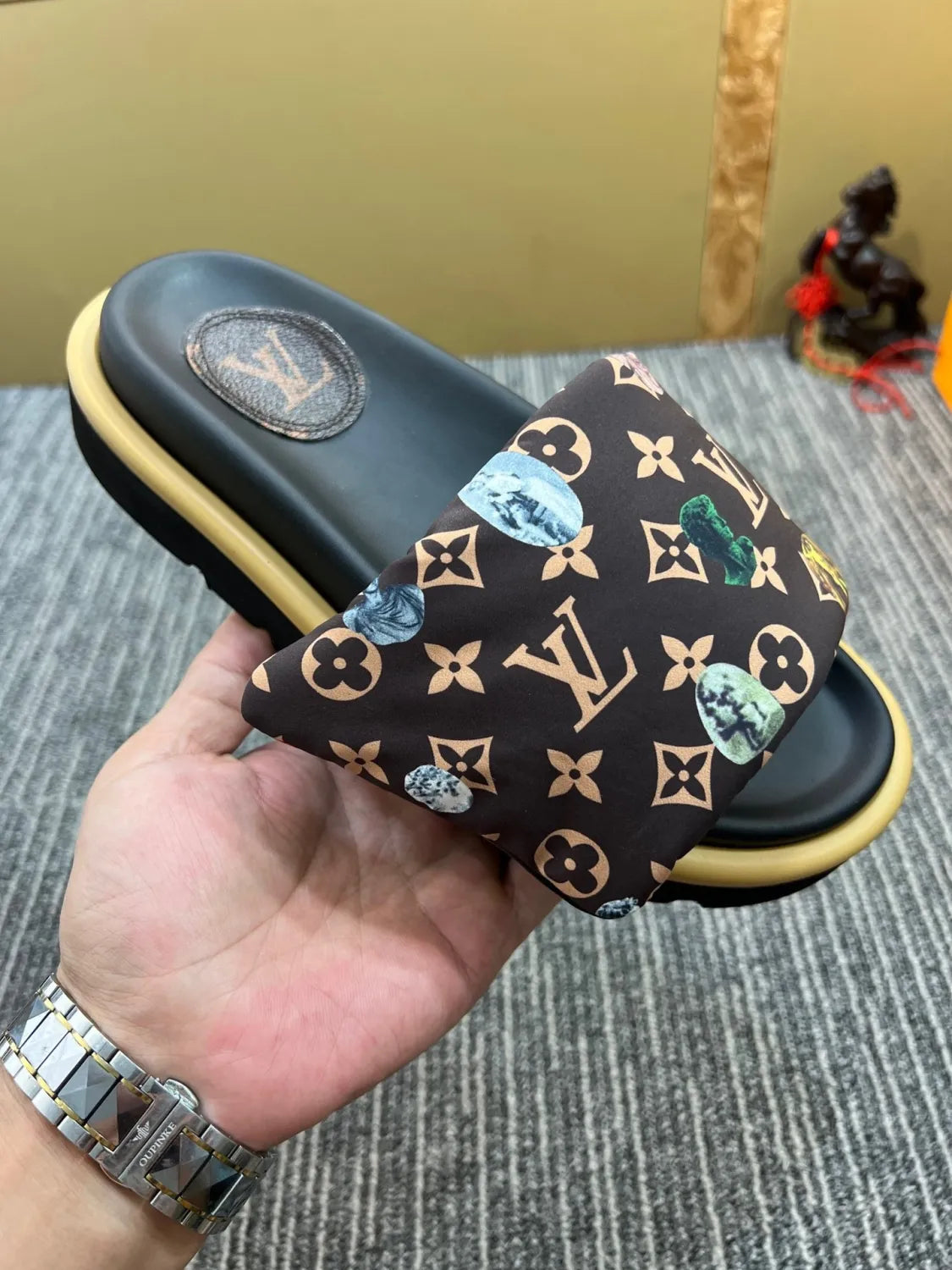 5XF120Z Popular leather quality Slippers