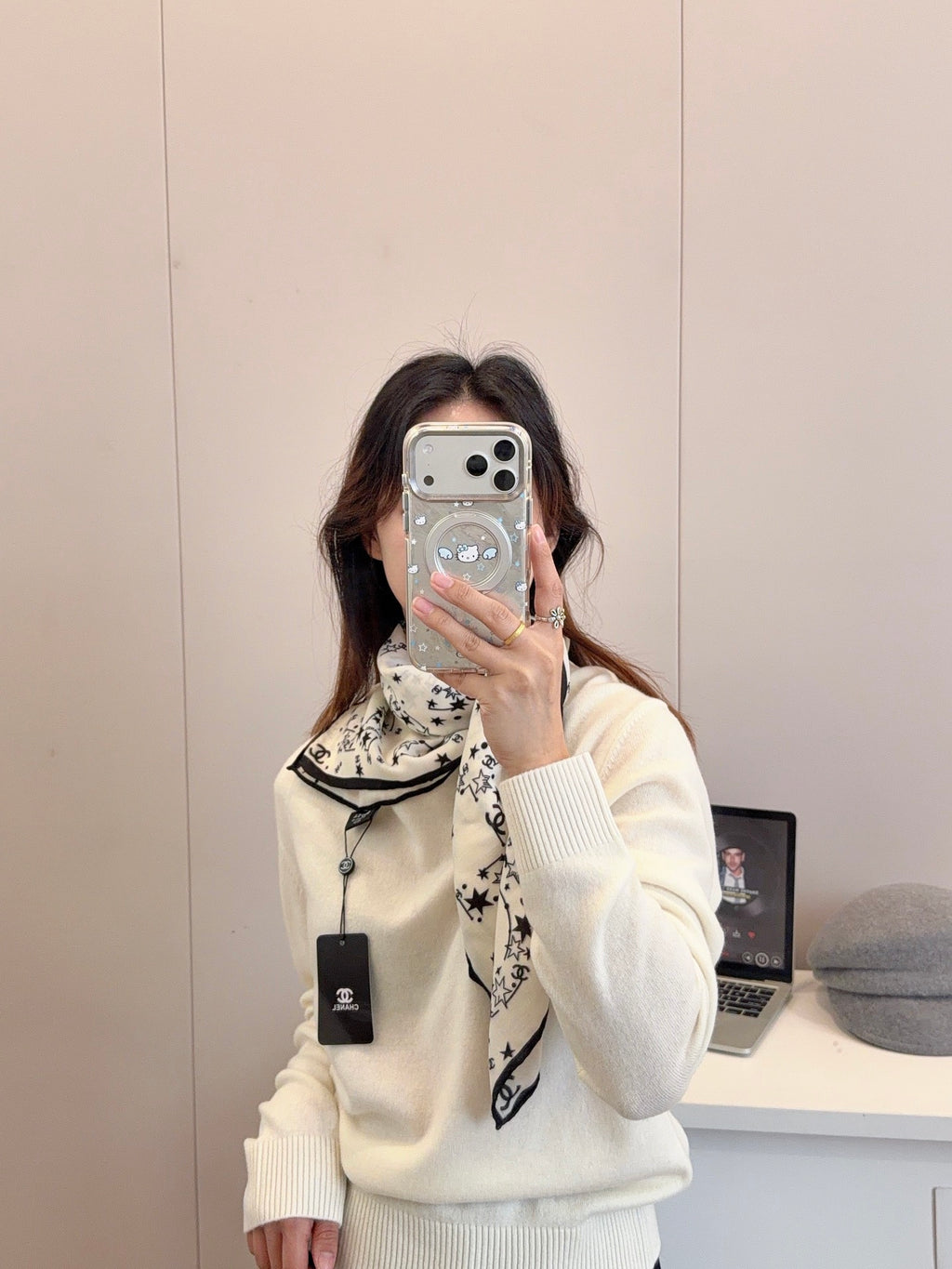 136NC33W Popular Silk Scarve