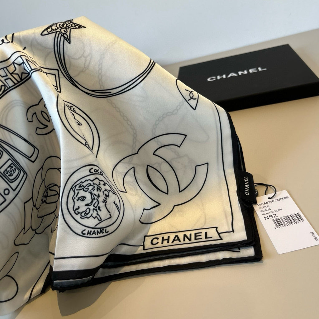 136NC22W Popular Silk Scarve