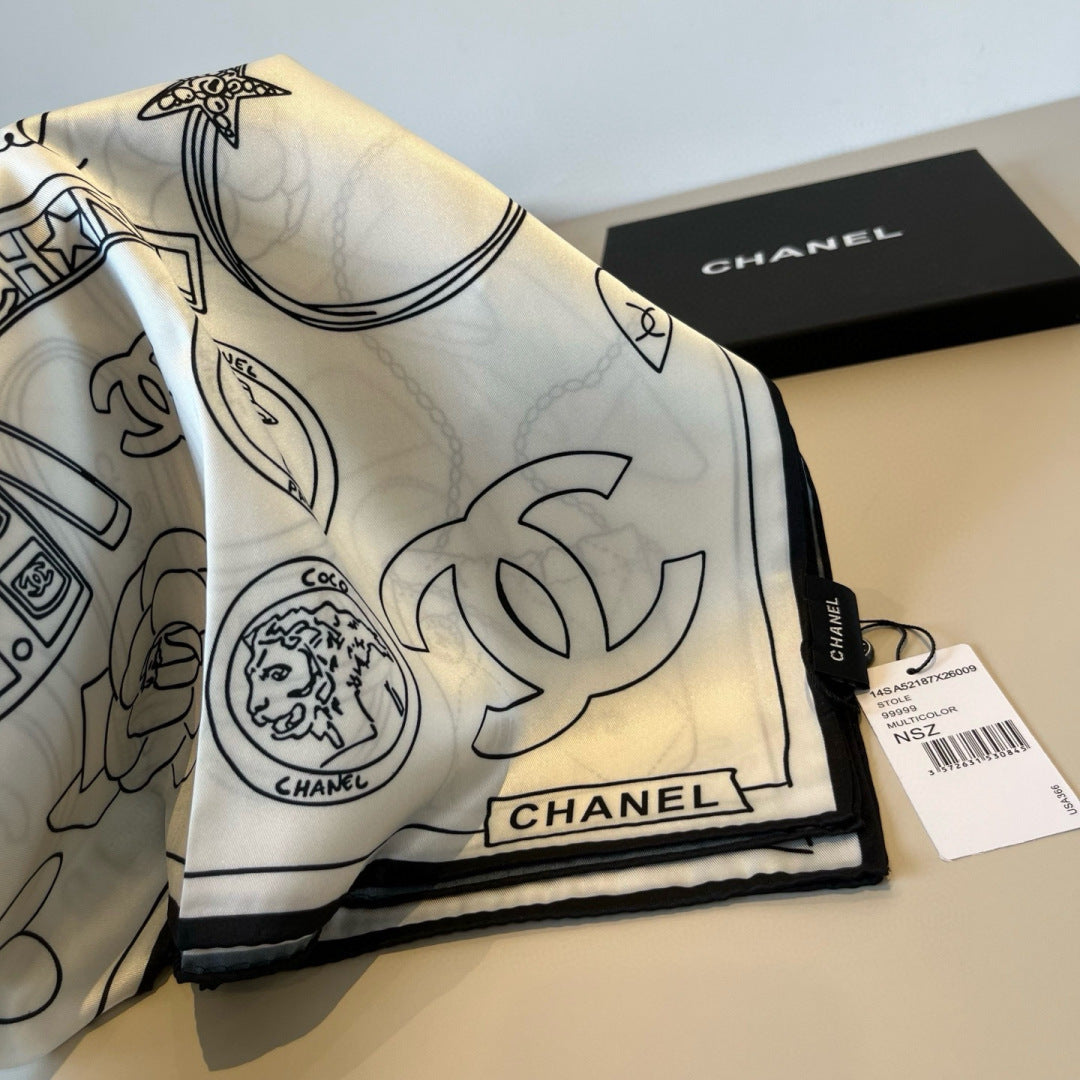 136NC22W Popular Silk Scarve