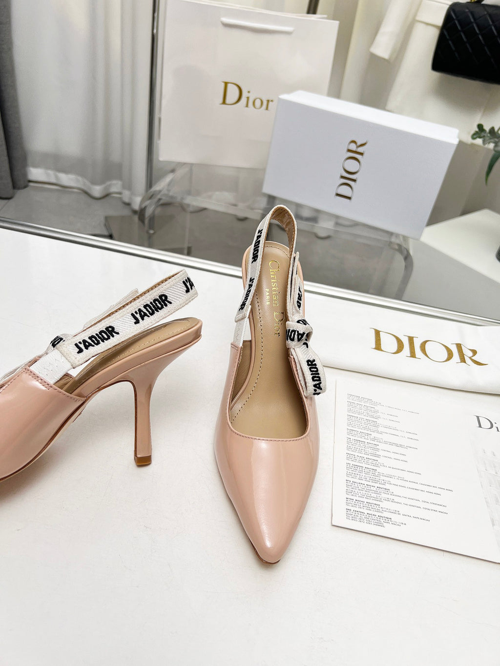 255QD44Z Popular leather High heels