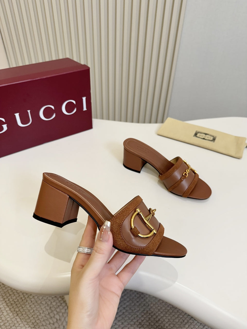 275NB10Z  Popular leather High heels
