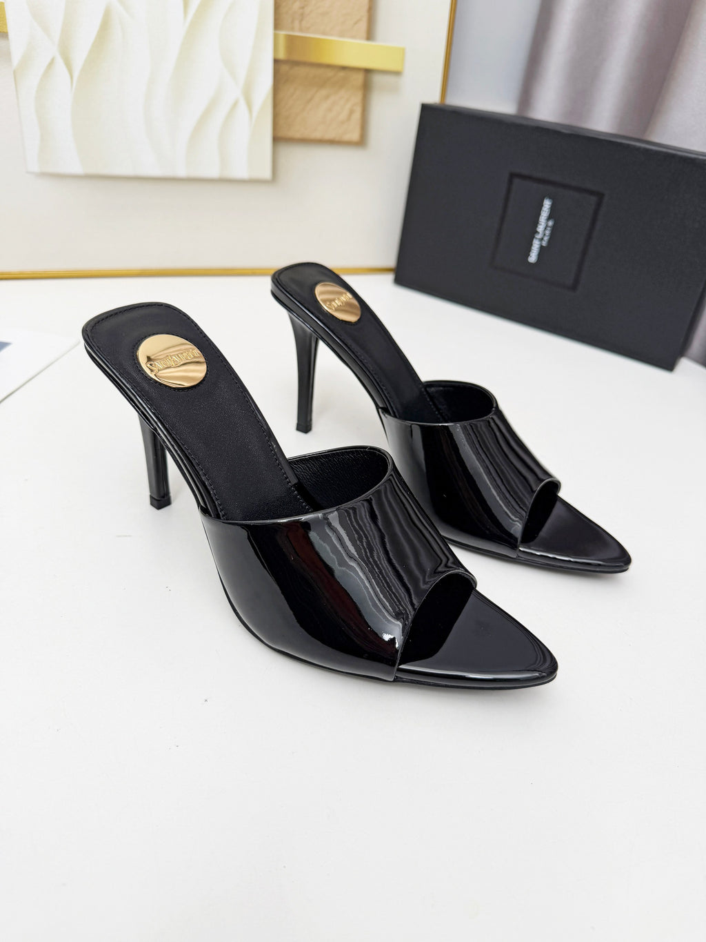 236PSL6Z Popular high-quality leather Shoes(heel-height 9cm)