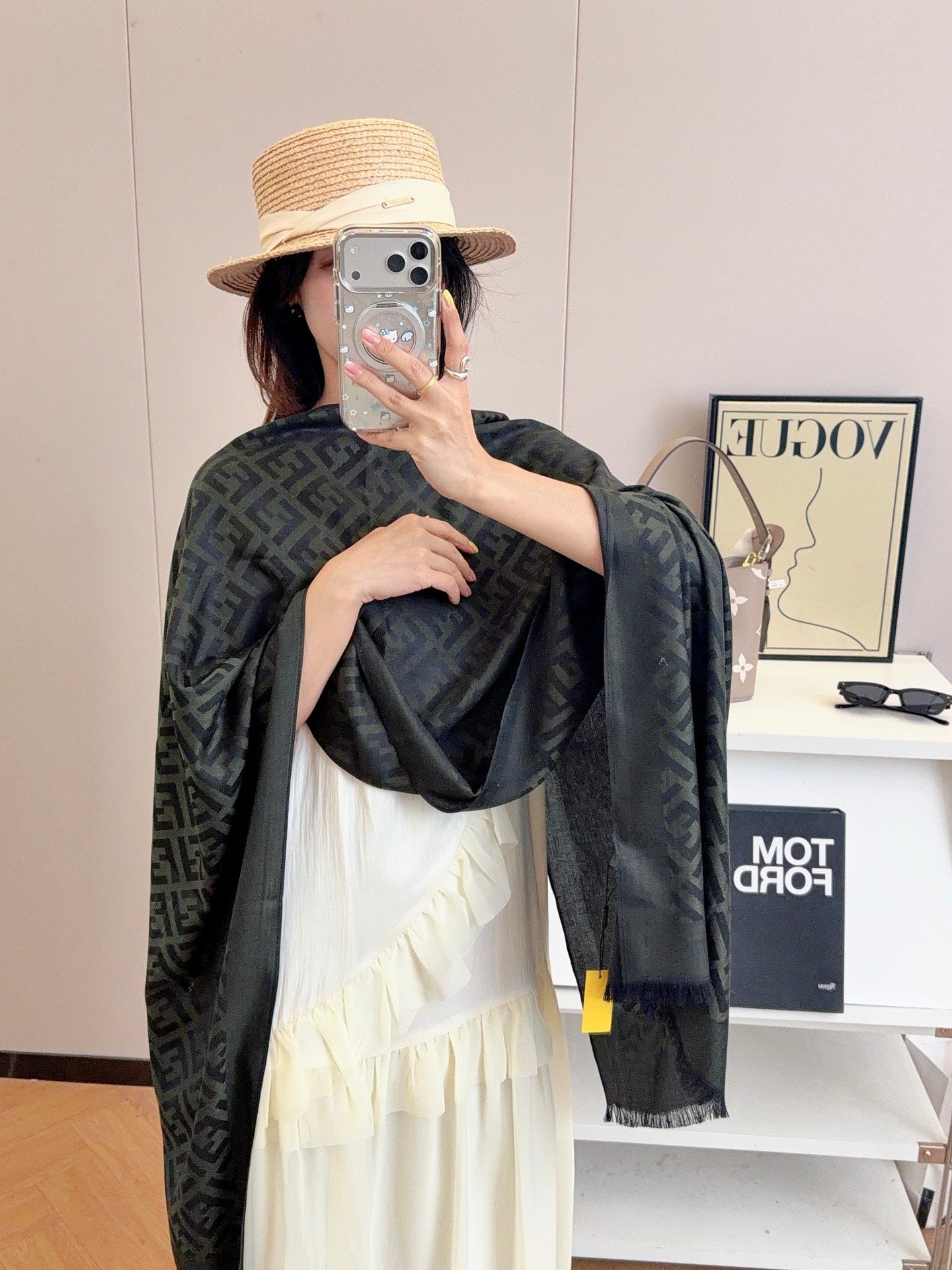 136NF16W Popular Silk Scarve