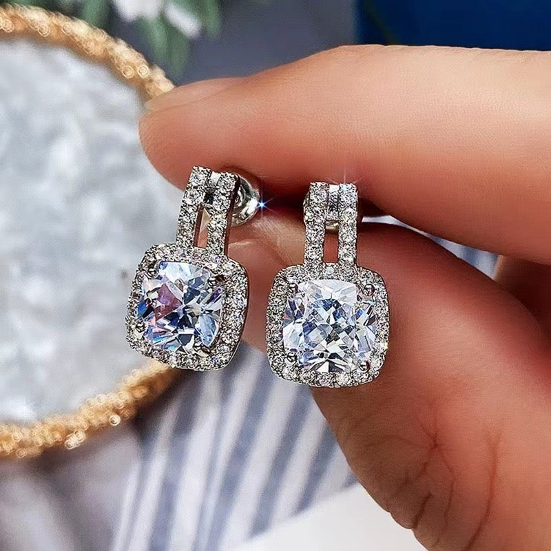 PNA128E  Popular Moissanite Jewelry Wedding Diamond RingEarrings