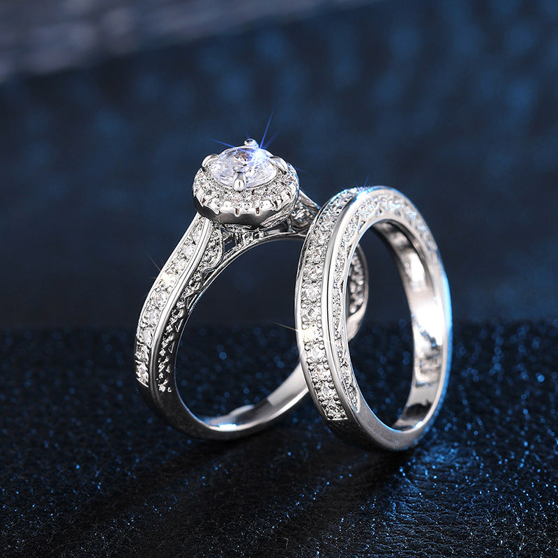 P5QA50J   Popular Moissanite Jewelry Wedding Diamond Ring