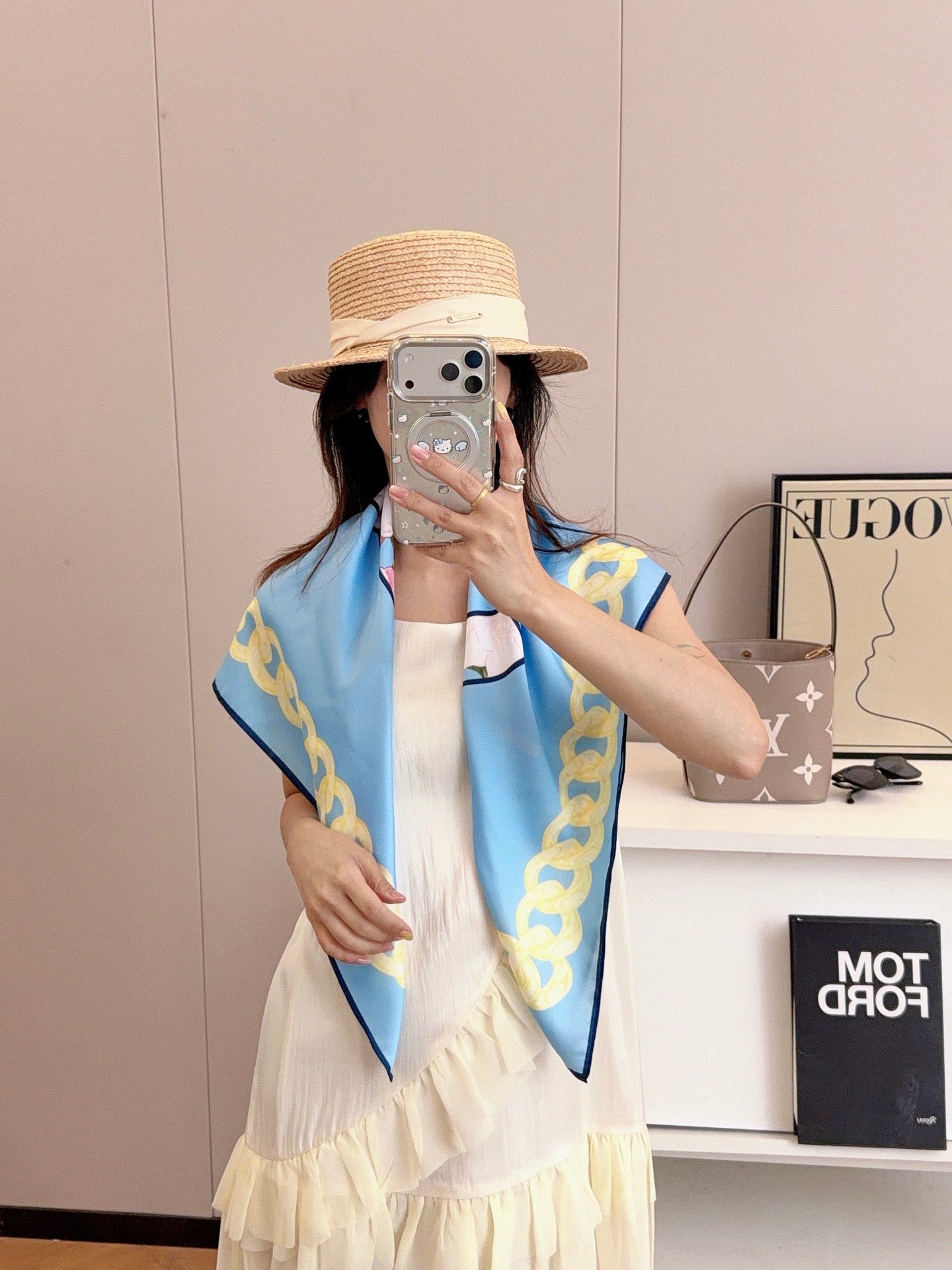 136NC16W Popular Silk Scarve