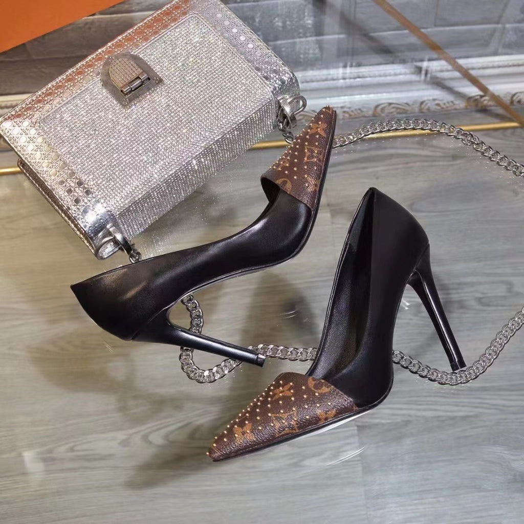245RE34Z  Popular leather  High heels