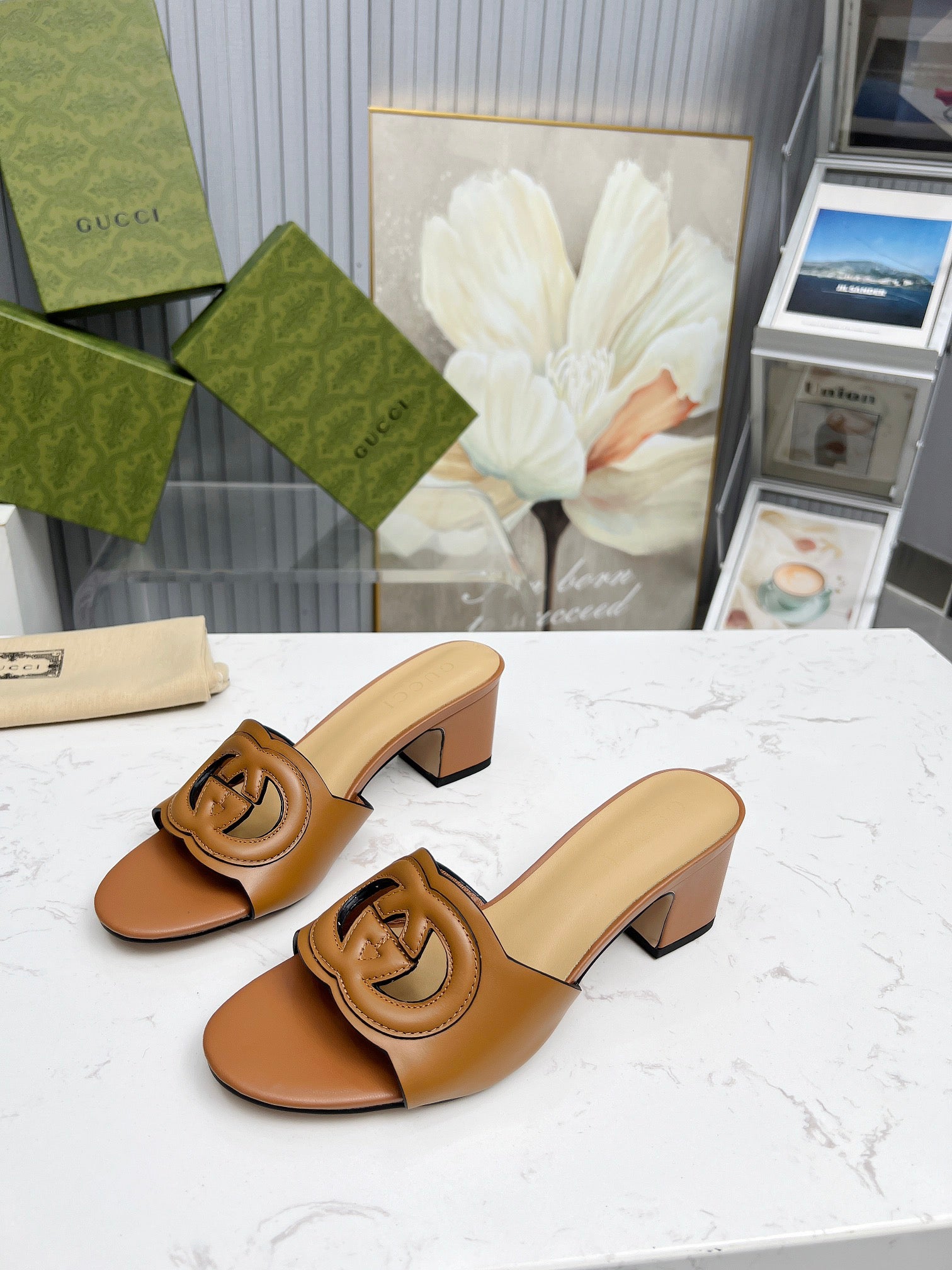 256XB32Z Popular high-quality leather Shoes 5.5cm
