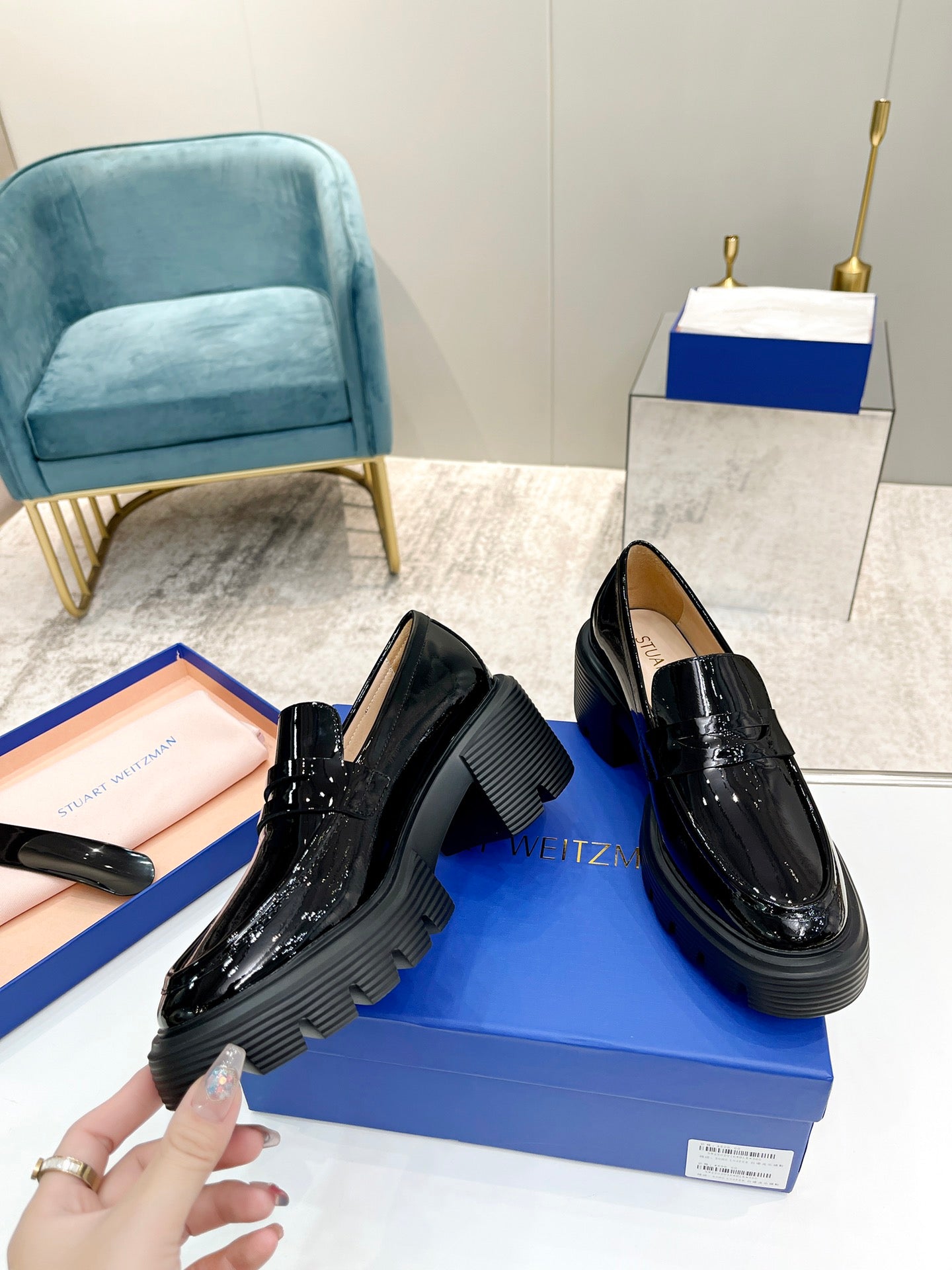 236PA30Z Popular high-quality leather Shoes（heel-height 6cm）