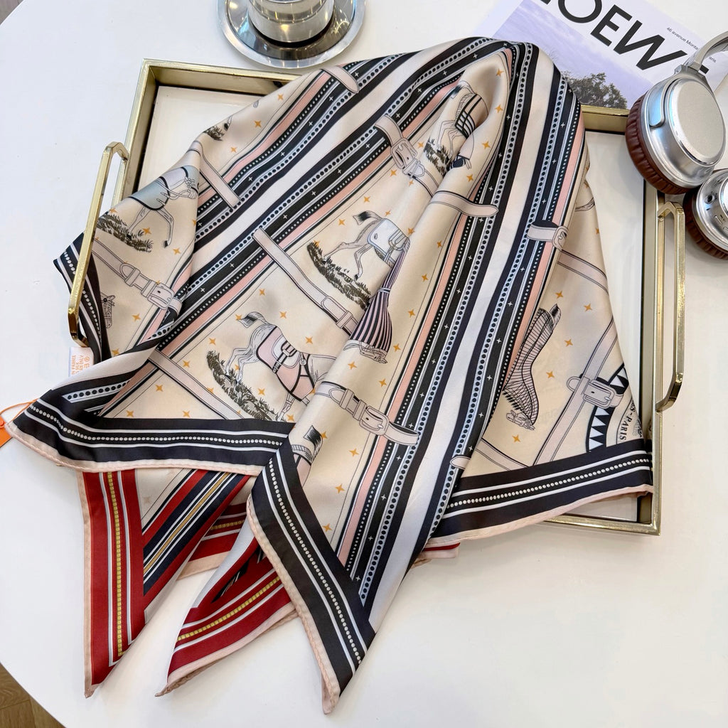136NH4W Popular Silk Scarve