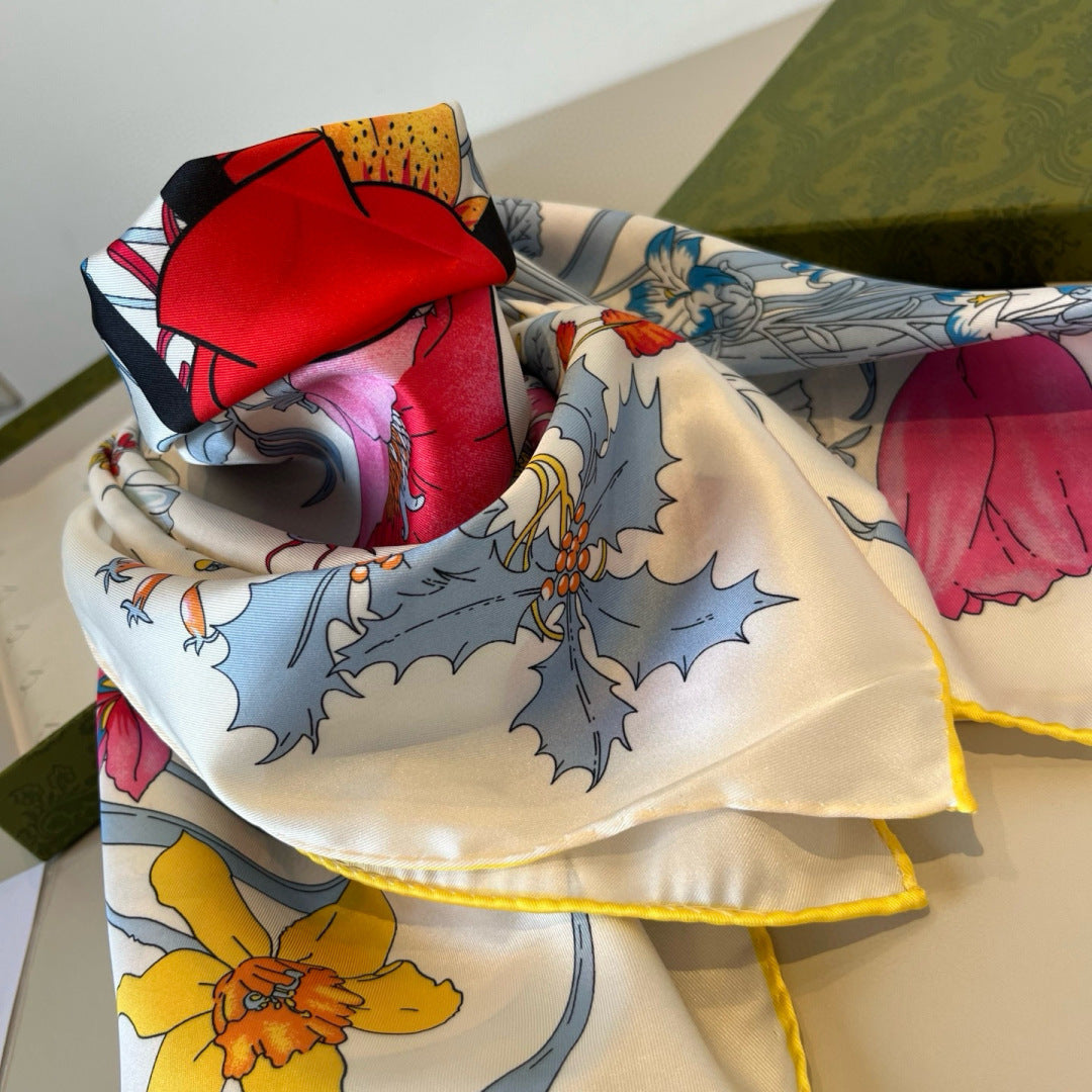 136NB23W Popular Silk Scarve