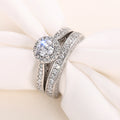 P5QA50J   Popular Moissanite Jewelry Wedding Diamond Ring